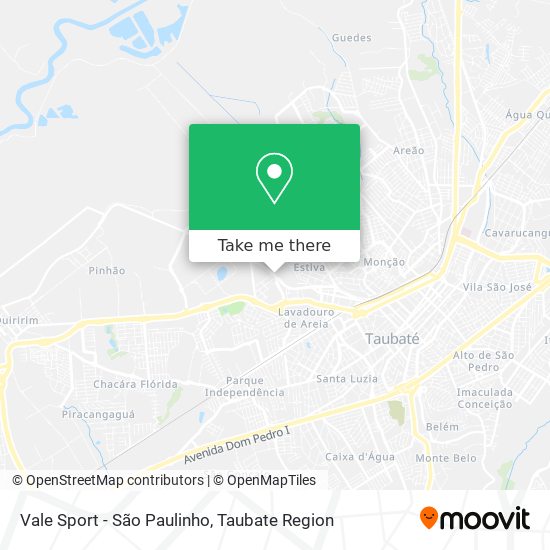 Vale Sport - São Paulinho map