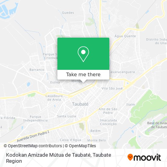 Kodokan Amizade Mútua de Taubaté map