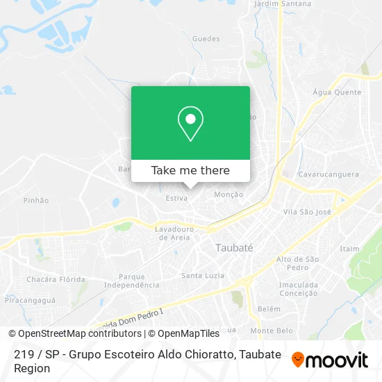 219 / SP - Grupo Escoteiro Aldo Chioratto map