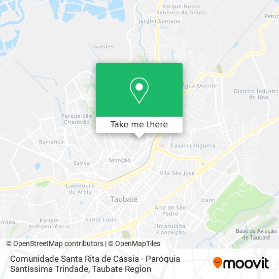 Comunidade Santa Rita de Cássia - Paróquia Santíssima Trindade map