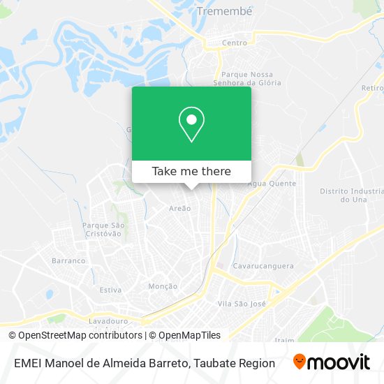 EMEI Manoel de Almeida Barreto map
