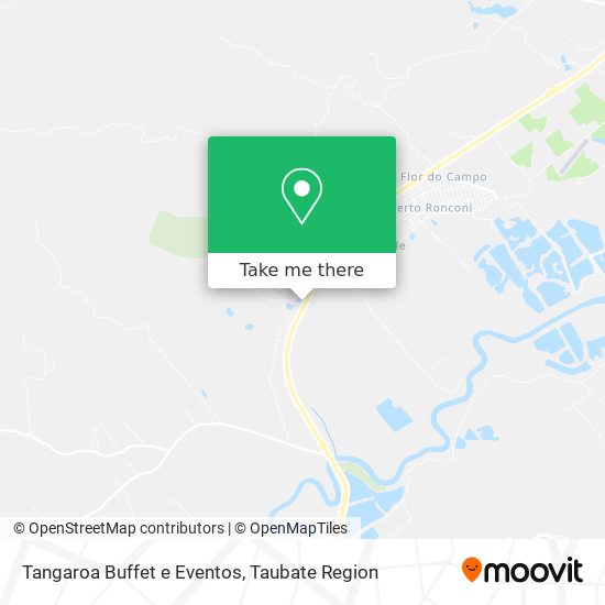 Mapa Tangaroa Buffet e Eventos