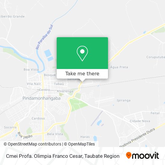 Cmei Profa. Olimpia Franco Cesar map