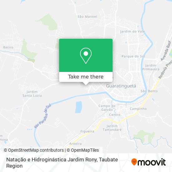 Natação e Hidroginástica Jardim Rony map