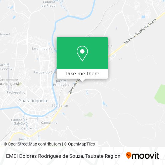 EMEI Dolores Rodrigues de Souza map