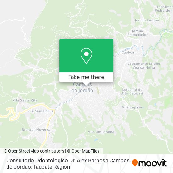 Consultório Odontológico Dr. Alex Barbosa Campos do Jordão map