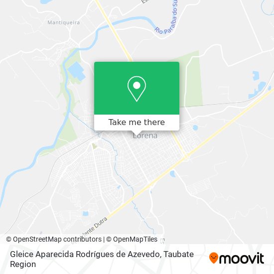 Gleice Aparecida Rodrígues de Azevedo map