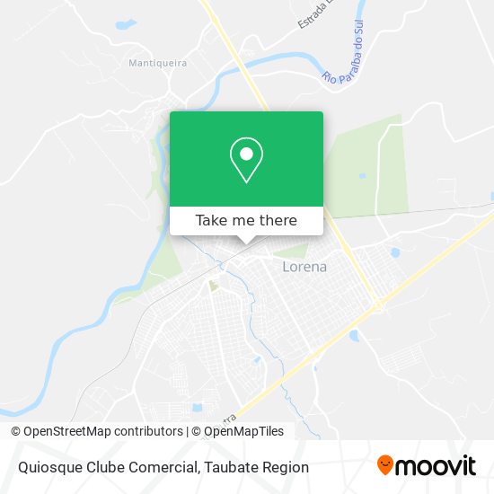 Quiosque Clube Comercial map