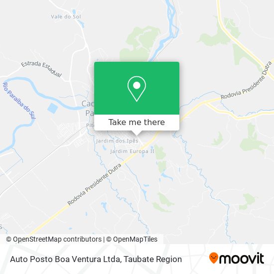 Mapa Auto Posto Boa Ventura Ltda