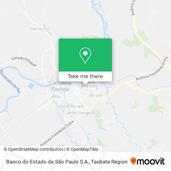Banco do Estado de São Paulo S.A. map