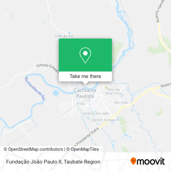 Fundação João Paulo II map