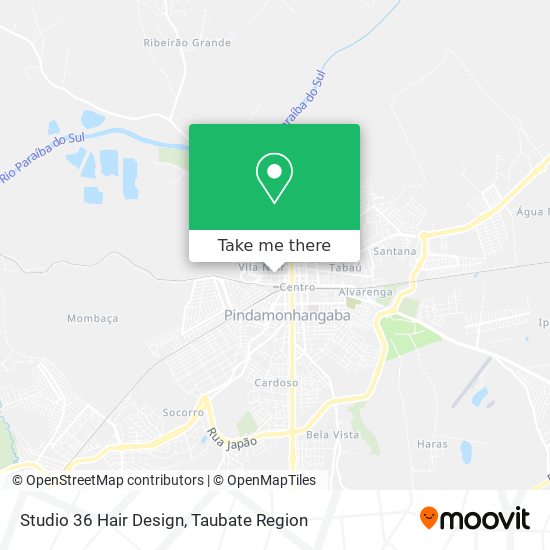 Studio 36 Hair Design map