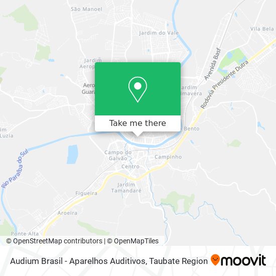 Audium Brasil - Aparelhos Auditivos map