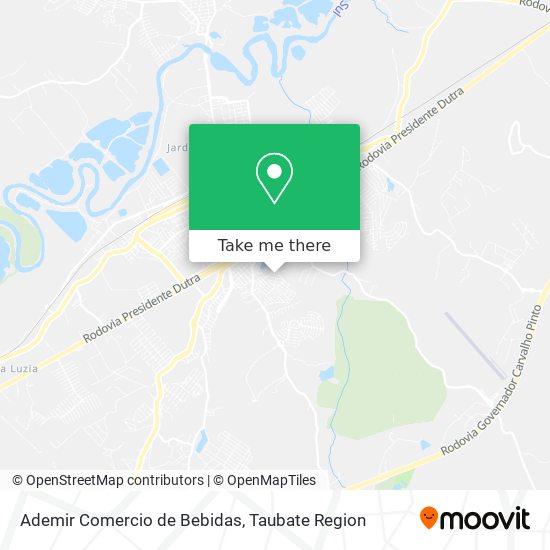 Ademir Comercio de Bebidas map