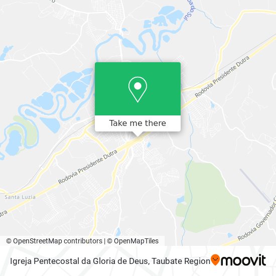 Igreja Pentecostal da Gloria de Deus map