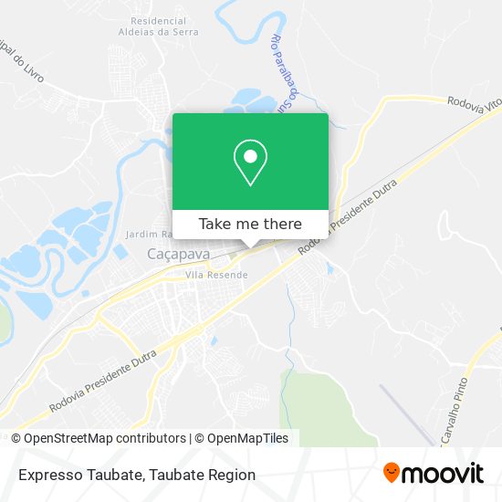 Mapa Expresso Taubate