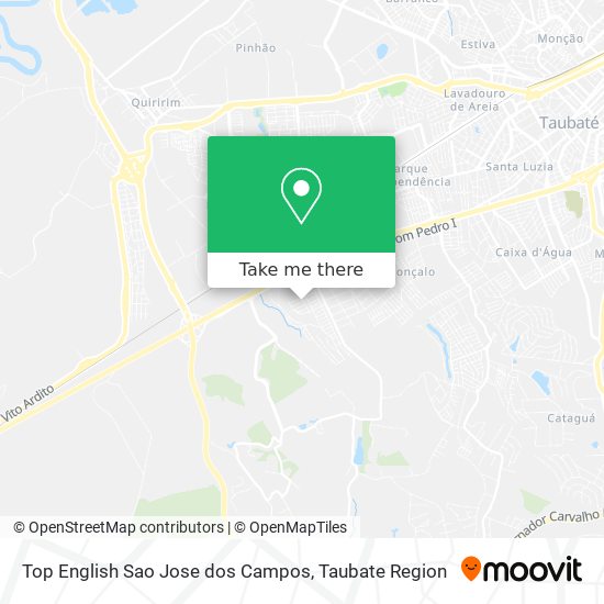 Top English Sao Jose dos Campos map
