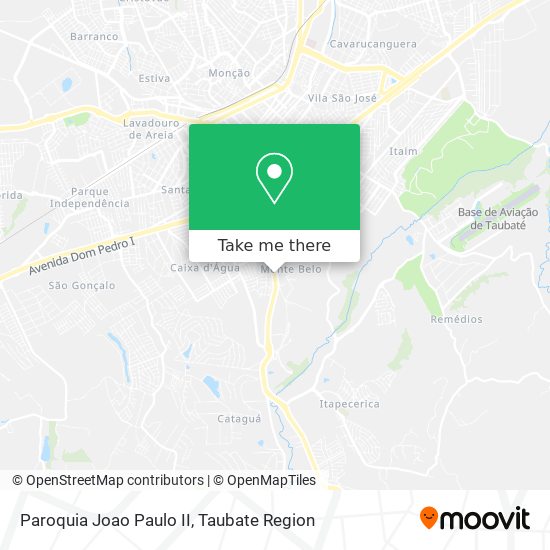 Paroquia Joao Paulo II map