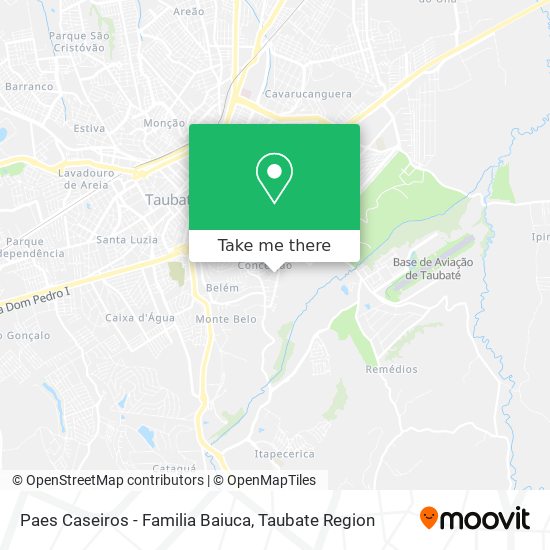 Paes Caseiros - Familia Baiuca map