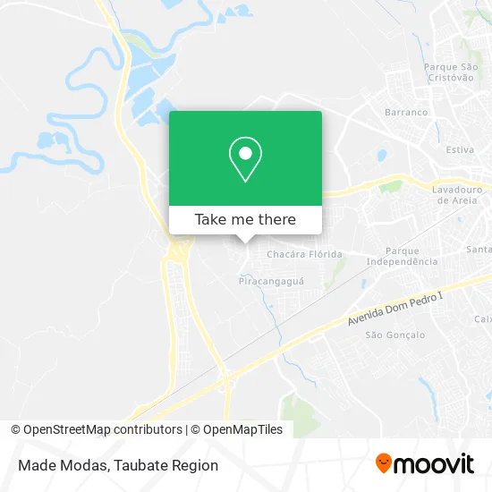 Made Modas map