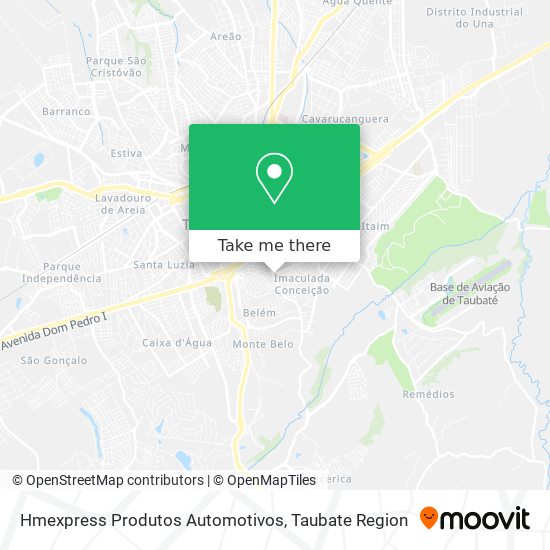 Mapa Hmexpress Produtos Automotivos