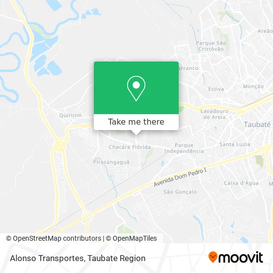 Alonso Transportes map