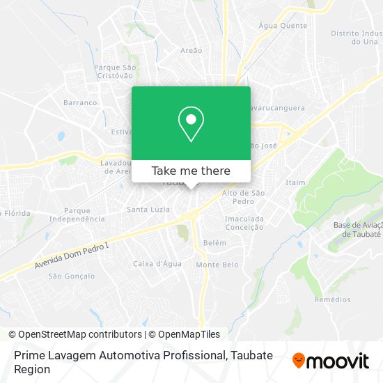 Prime Lavagem Automotiva Profissional map