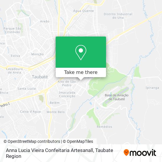 Anna Lucia Vieira Confeitaria Artesanall map
