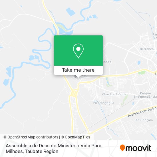 Mapa Assembleia de Deus do Ministerio Vida Para Milhoes