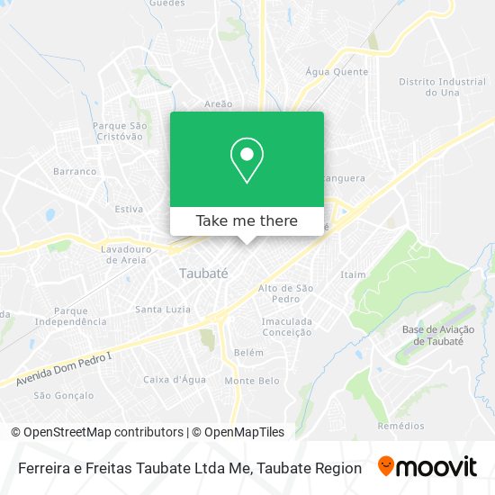 Ferreira e Freitas Taubate Ltda Me map