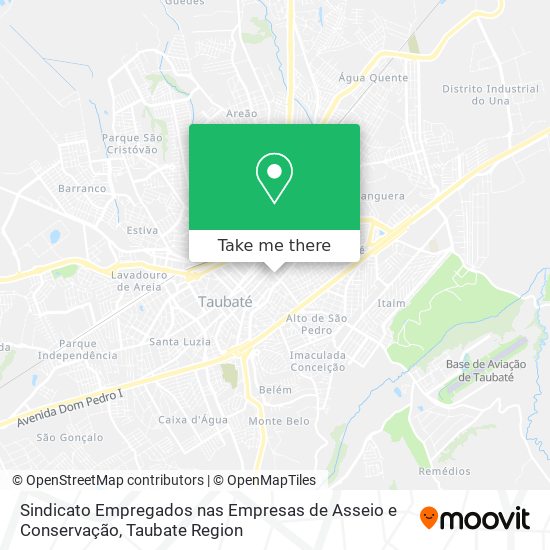 Sindicato Empregados nas Empresas de Asseio e Conservação map