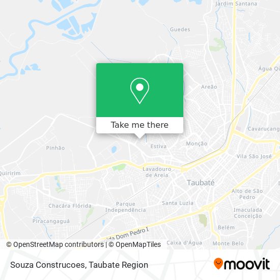 Mapa Souza Construcoes