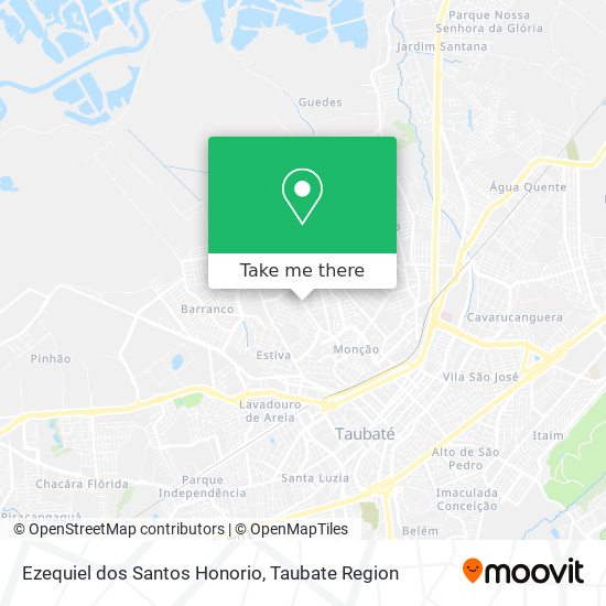 Ezequiel dos Santos Honorio map