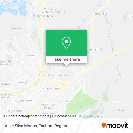 Aline Silva Modas map