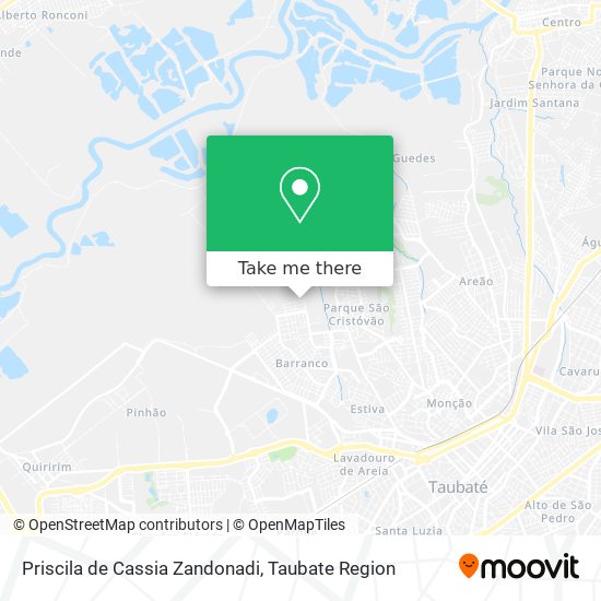 Priscila de Cassia Zandonadi map