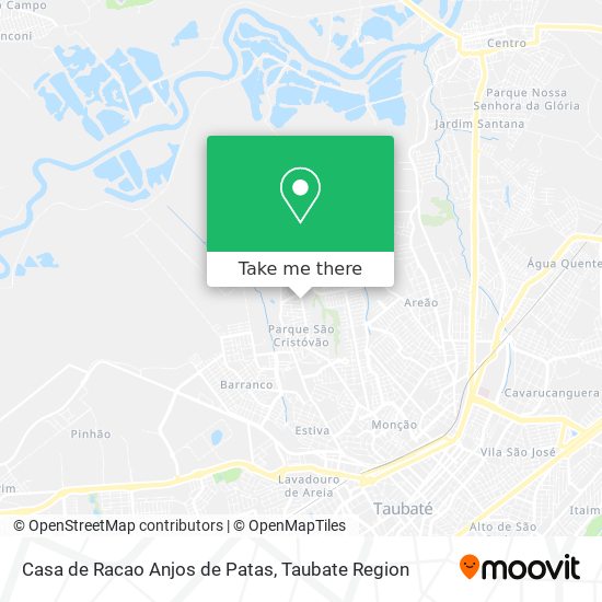 Mapa Casa de Racao Anjos de Patas