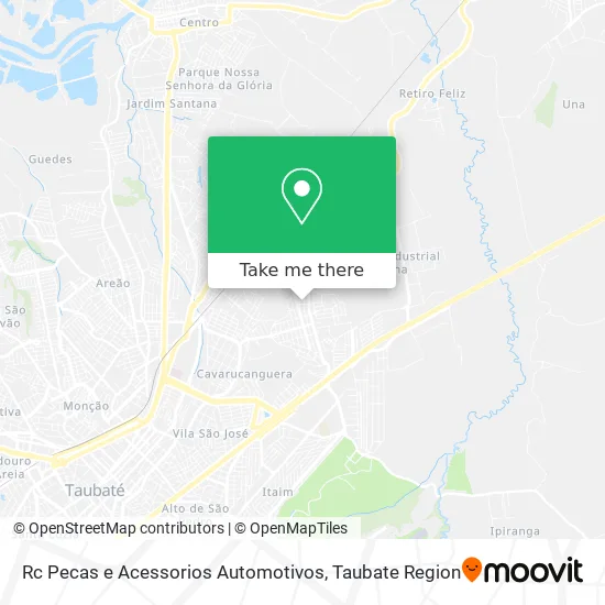 Rc Pecas e Acessorios Automotivos map