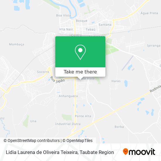 Lidia Laurena de Oliveira Teixeira map