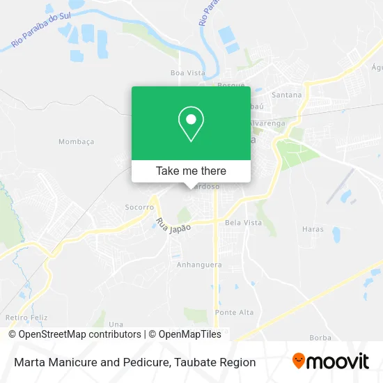 Marta Manicure and Pedicure map