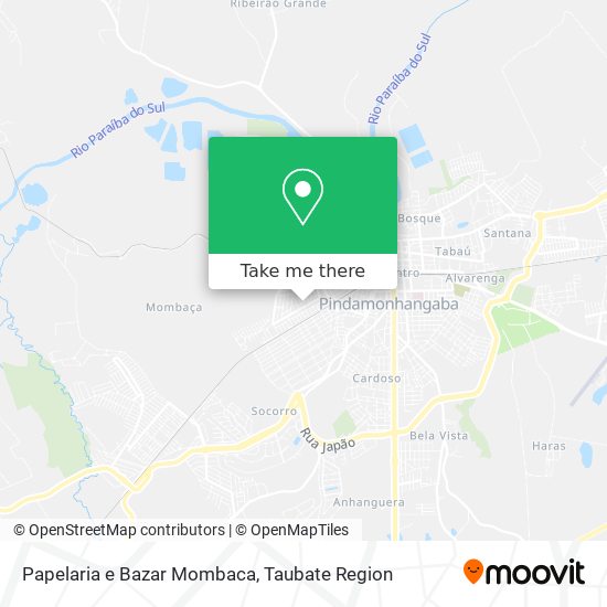 Mapa Papelaria e Bazar Mombaca