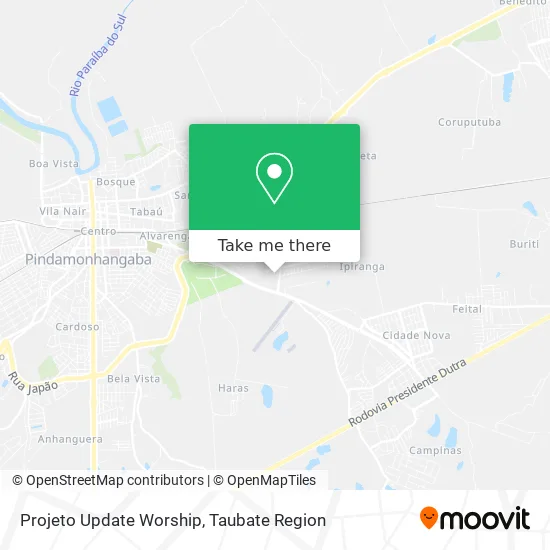 Projeto Update Worship map