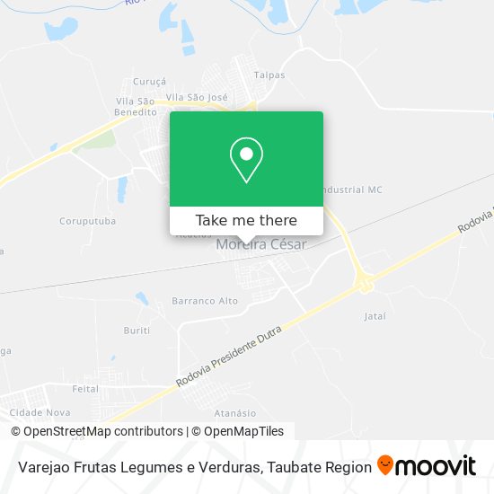 Varejao Frutas Legumes e Verduras map