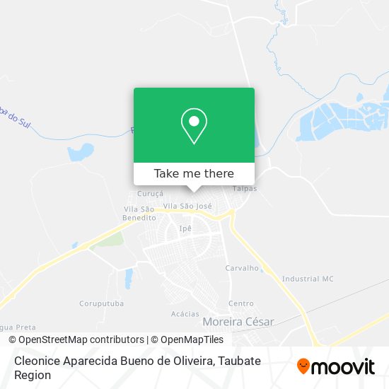 Cleonice Aparecida Bueno de Oliveira map