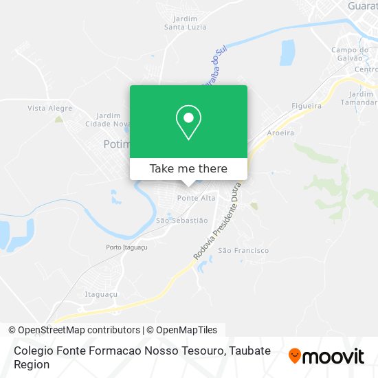Colegio Fonte Formacao Nosso Tesouro map