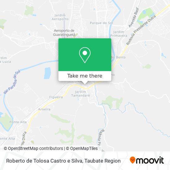 Roberto de Tolosa Castro e Silva map