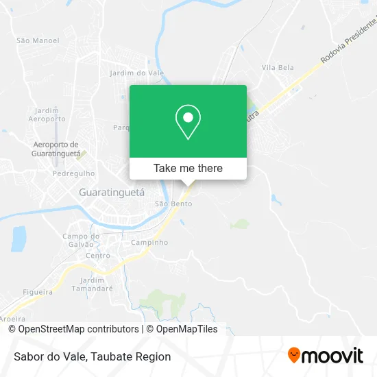 Sabor do Vale map
