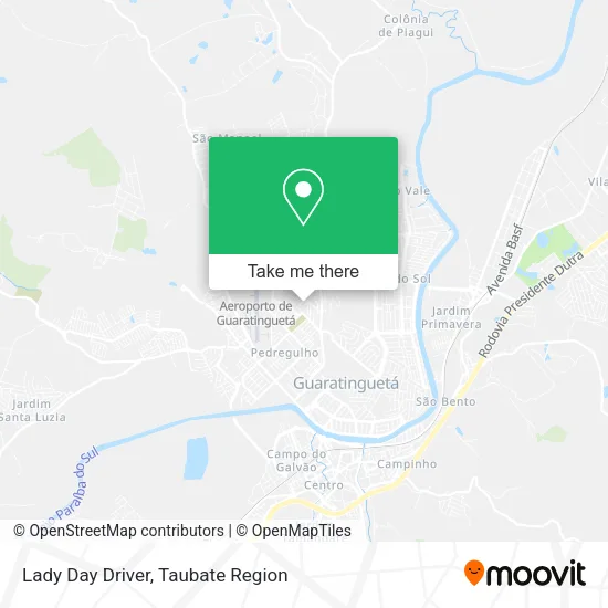 Lady Day Driver map