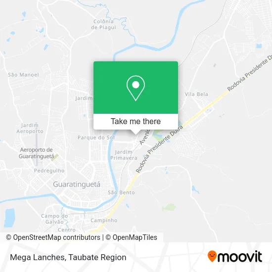 Mega Lanches map