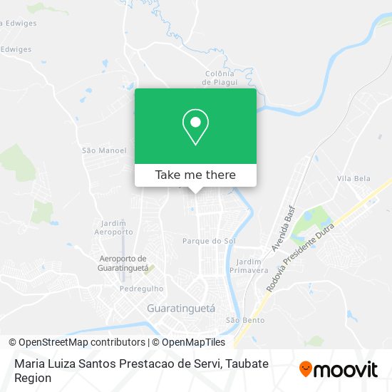 Maria Luiza Santos Prestacao de Servi map