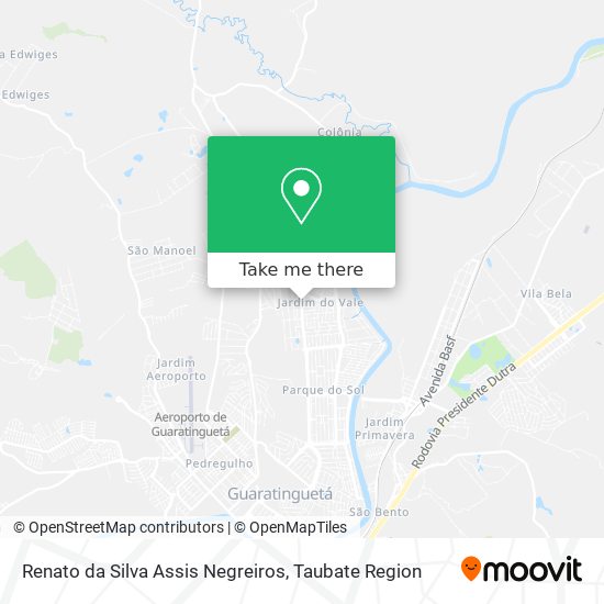 Renato da Silva Assis Negreiros map